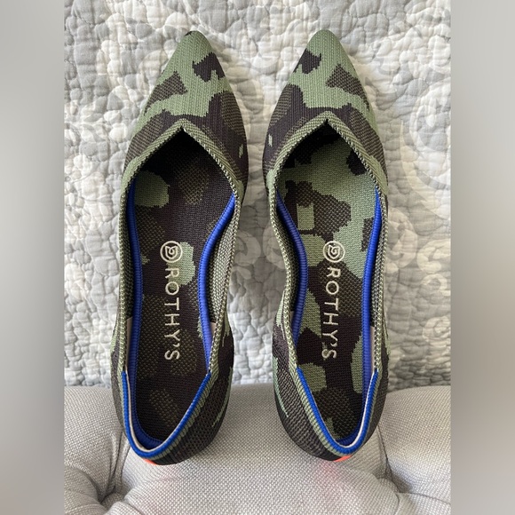 Rothy's Pointed Camouflage Flats - Picture 2 of 11